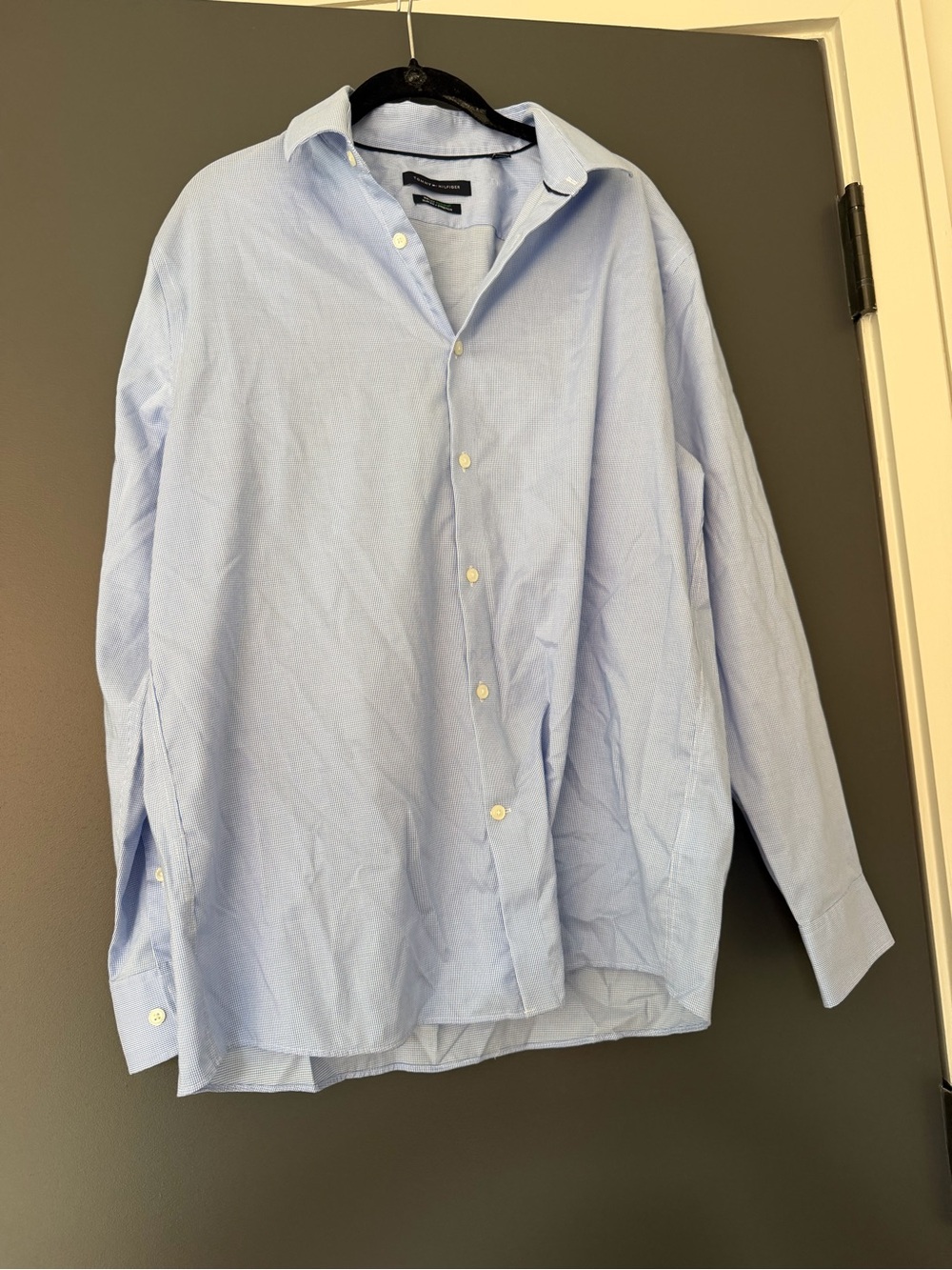 Tommy Hilfiger Light Blue Button-Down Dress Shirt